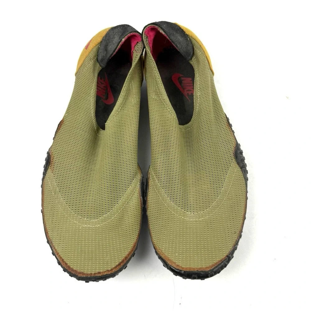 Nike Aqua Gear Mens‎ Shoes 8 Olive Green Water Slip On Vintage 90's